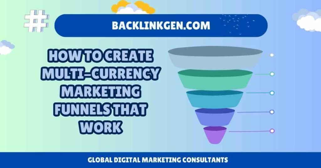 How to create Multi-Currency Marketing Funnels That Work