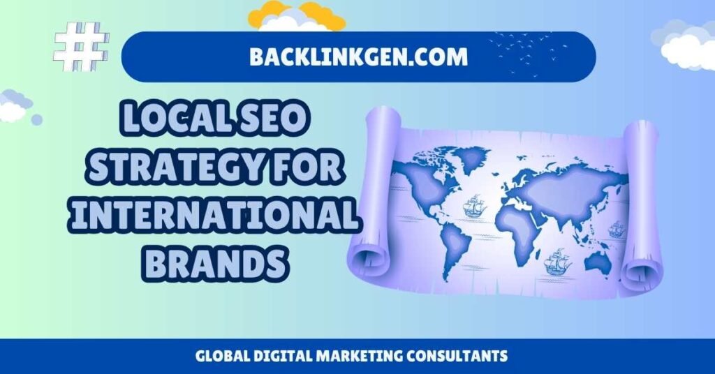 Local SEO Strategy for International Brands