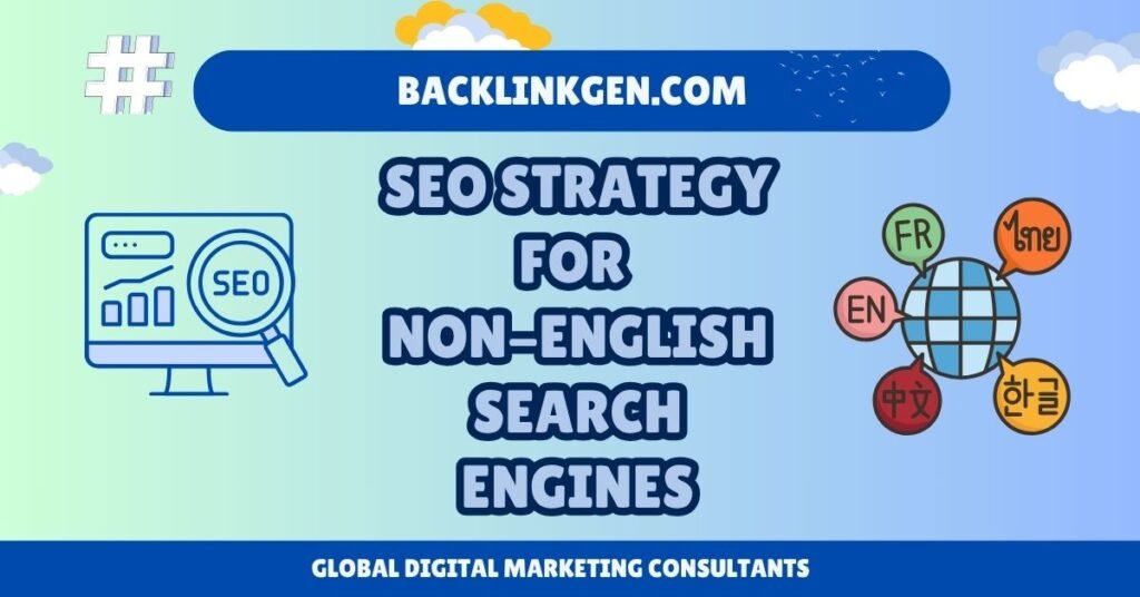 SEO Strategy for Non-English Search Engines