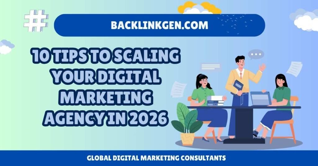 10 Tips to Scaling Your Digital Marketing Agency in 2026