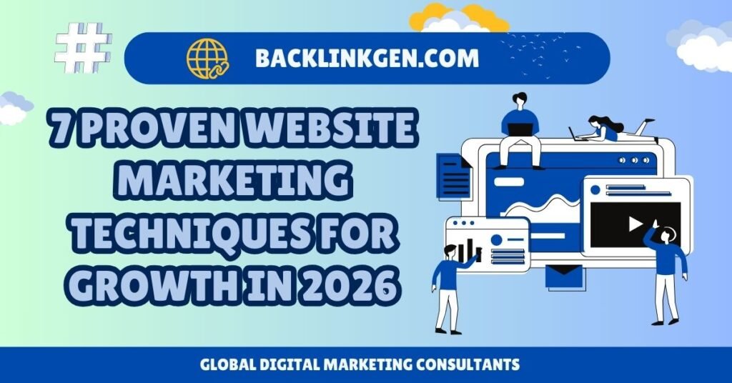 7 Proven Website Marketing Techniques for Growth in 2026