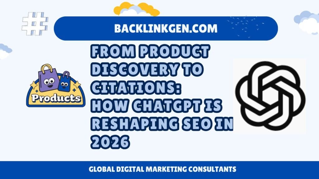 From Product Discovery to Citations How ChatGPT Is Reshaping SEO in 2026