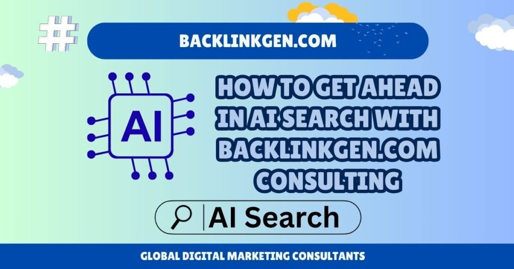 How to Get Ahead in AI Search with Backlinkgen.com Consulting