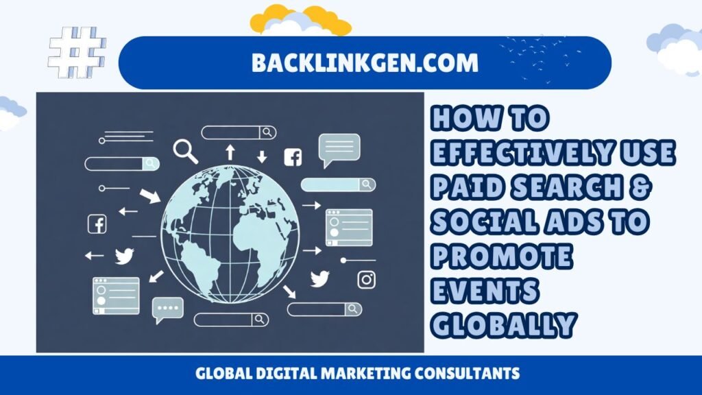 How to Effectively Use Paid Search & Social Ads to Promote Events Globally