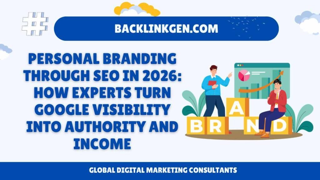 Personal Branding Through SEO in 2026 How Experts Turn Google Visibility Into Authority and Income