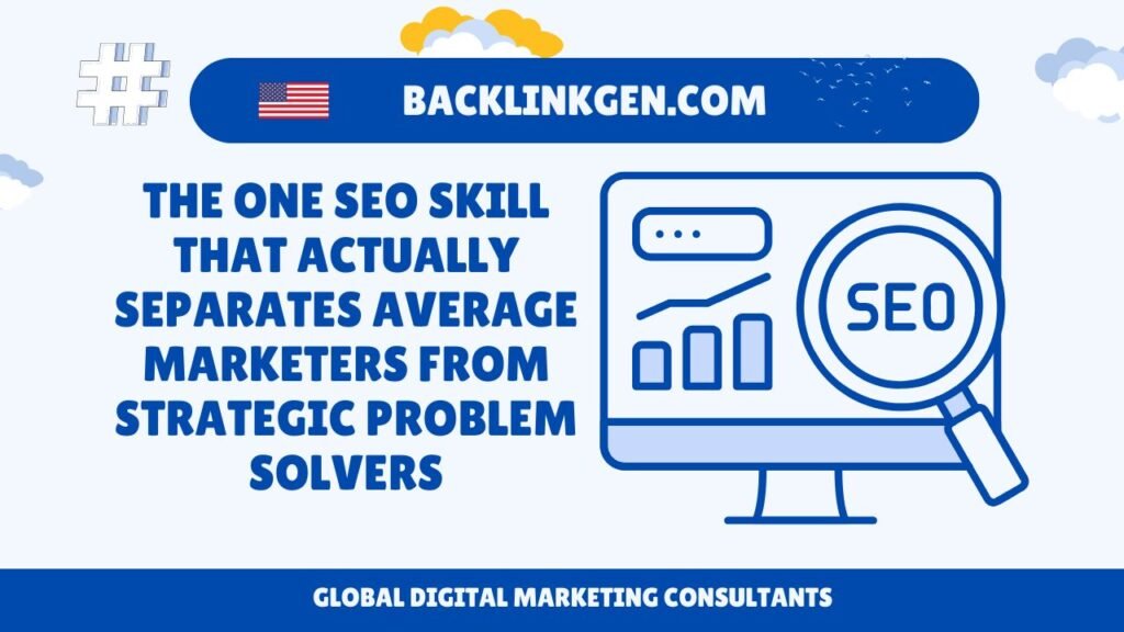 The One SEO Skill That Actually Separates Average Marketers From Strategic Problem Solvers