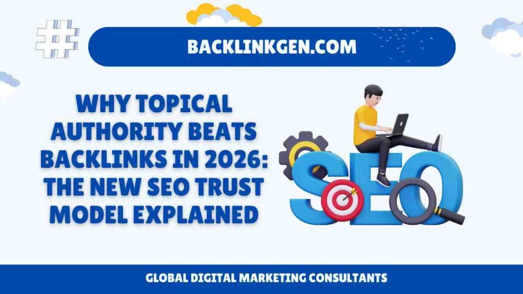 Why Topical Authority Beats Backlinks in 2026 The New SEO Trust Model Explained