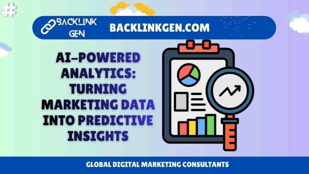 AI-Powered Analytics: Turning Marketing Data into Predictive Insights