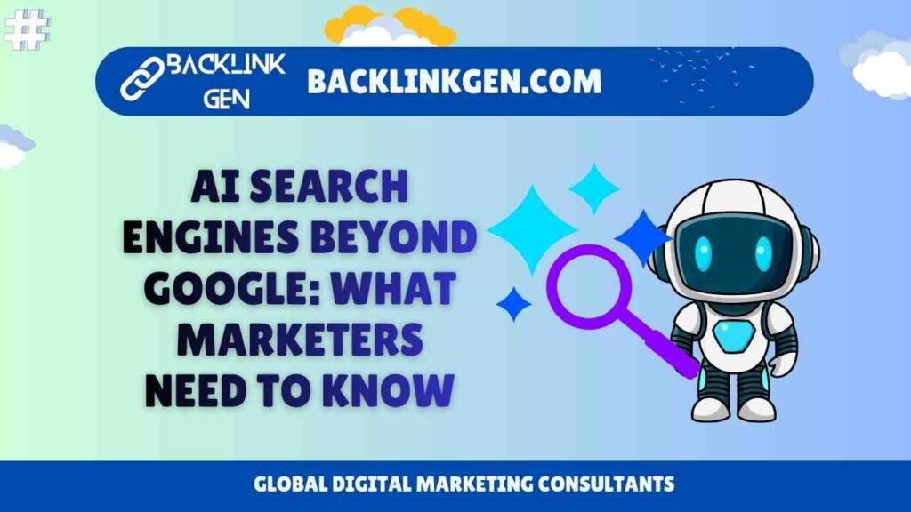 AI Search Engines Beyond Google What Marketers Need to Know