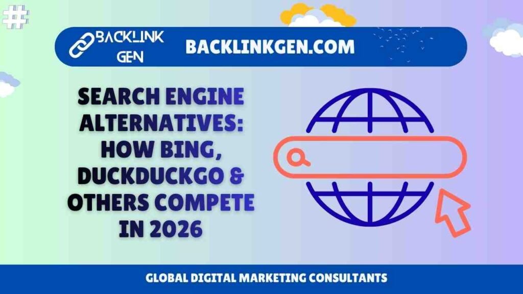 Search Engine Alternatives How Bing, DuckDuckGo & Others Compete in 2026