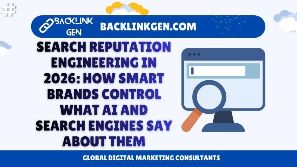Search Reputation Engineering in 2026 How Smart Brands Control What AI and Search Engines Say About Them