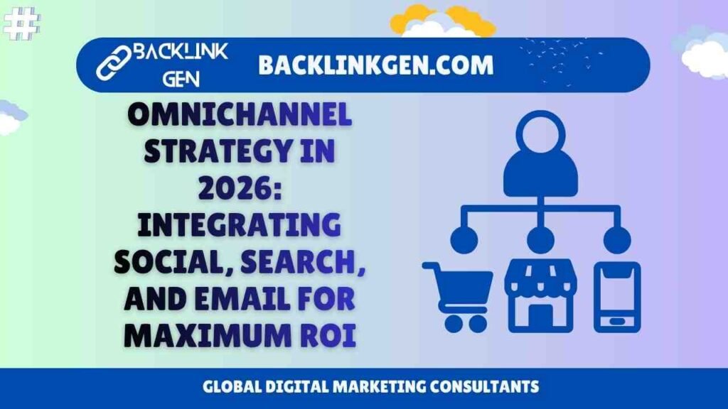 Omnichannel Strategy in 2026 Integrating Social, Search, and Email for Maximum ROI