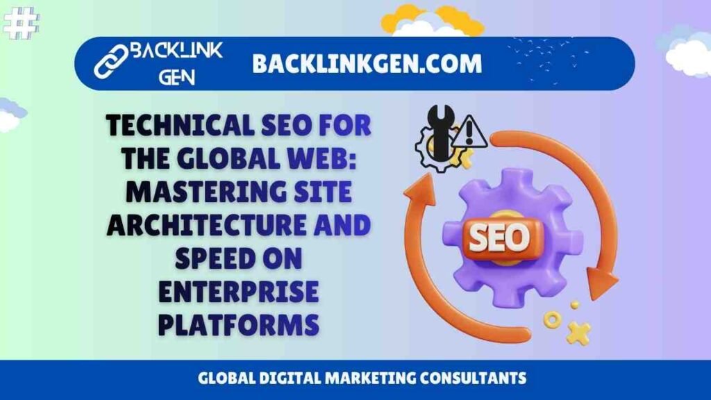 Technical SEO for the Global Web Mastering Site Architecture and Speed on Enterprise Platforms