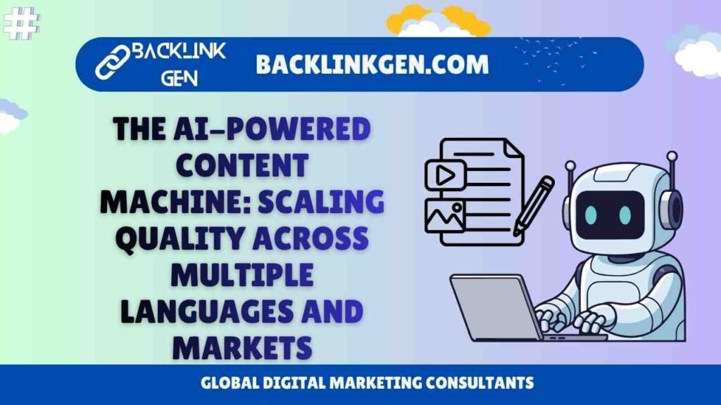 The AI-Powered Content Machine Scaling Quality Across Multiple Languages and Markets