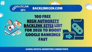 100 Free High Authority Backlink Sites List for 2026 to Boost Google Rankings Fast