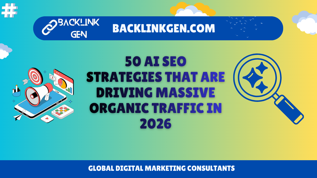 50 AI SEO Strategies That Are Driving Massive Organic Traffic in 2026 ...