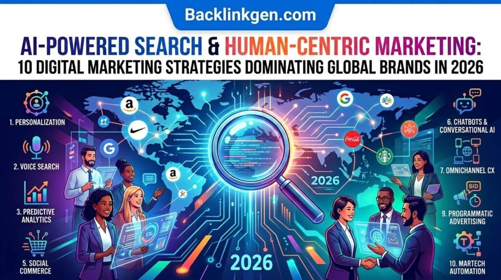 AI-Powered Search & Human-Centric Marketing 10 Digital Marketing Strategies Dominating Global Brands in 2026