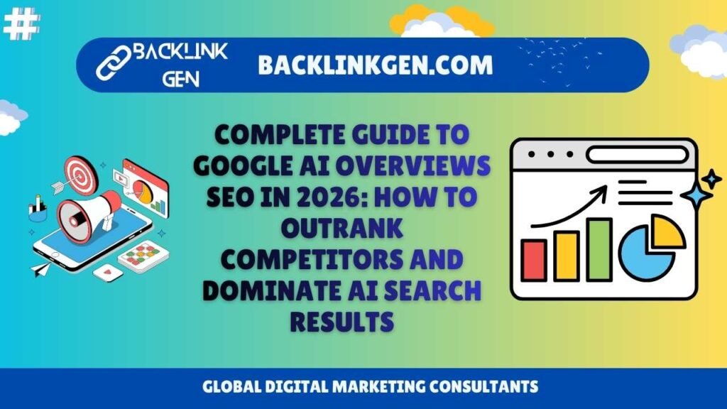 Complete Guide to Google AI Overviews SEO in 2026 How to Outrank Competitors and Dominate AI Search Results