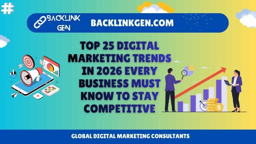 Top 25 Digital Marketing Trends in 2026 Every Business Must Know to Stay Competitive
