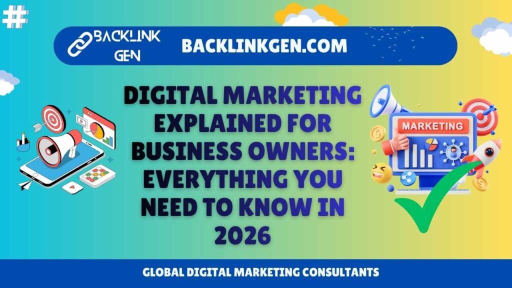 Digital Marketing Explained for Business Owners Everything You Need to Know in 2026