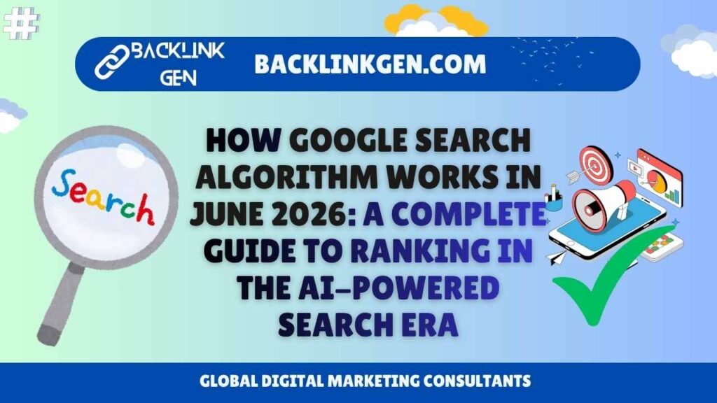 How Google Search Algorithm Works in June 2026 A Complete Guide to Ranking in the AI-Powered Search Era