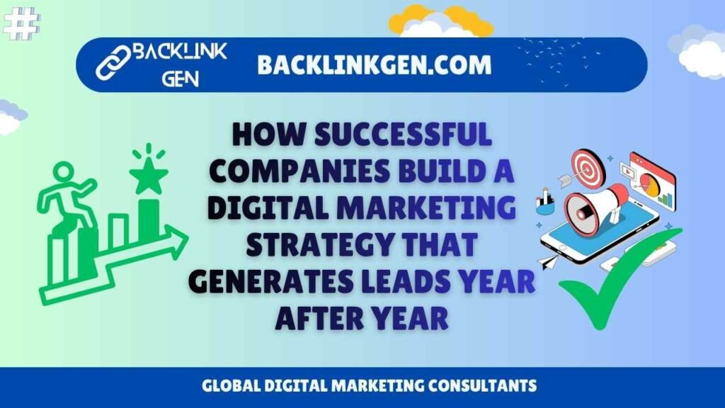 How Successful Companies Build a Digital Marketing Strategy That Generates Leads Year After Year