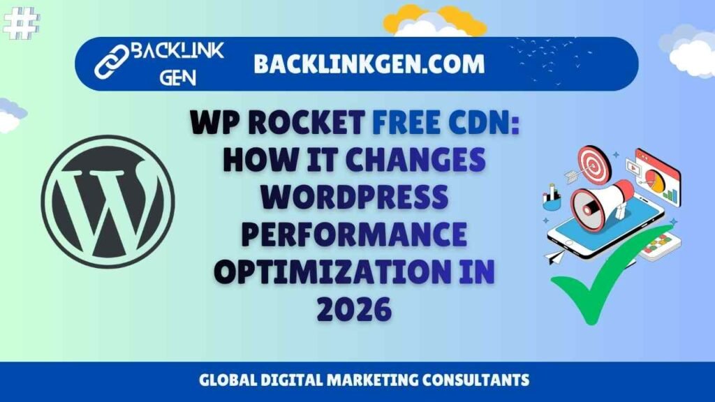 WP Rocket Free CDN How It Changes WordPress Performance Optimization in 2026
