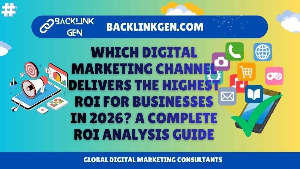 Which Digital Marketing Channel Delivers the Highest ROI for Businesses in 2026 A Complete ROI Analysis Guide