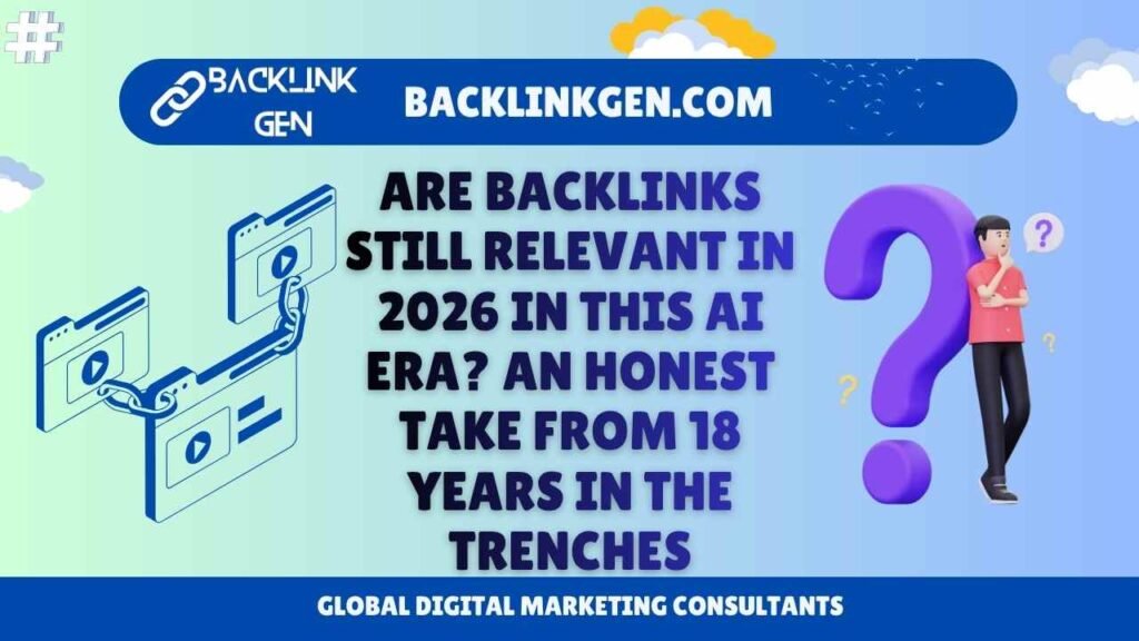 Are Backlinks Still Relevant in 2026 in This AI Era An Honest Take From 18 Years in the Trenches