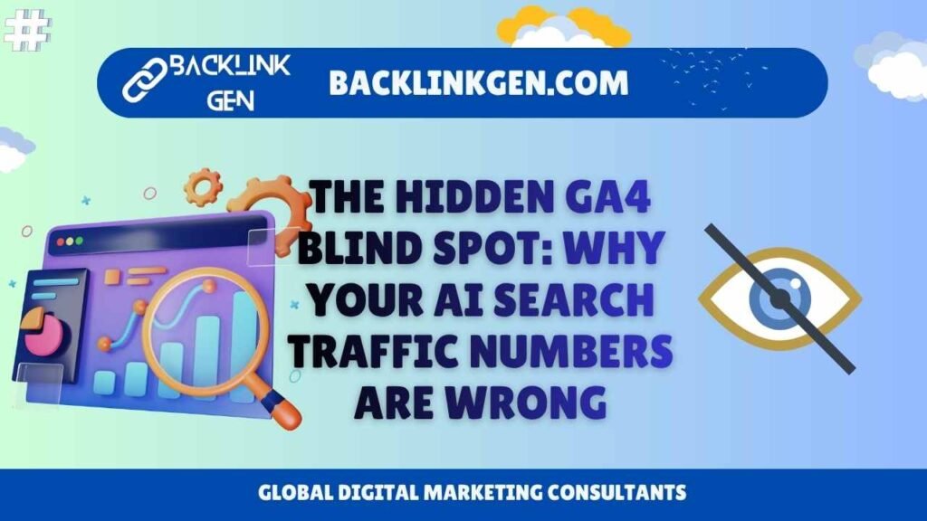 The Hidden GA4 Blind Spot Why Your AI Search Traffic Numbers Are Wrong