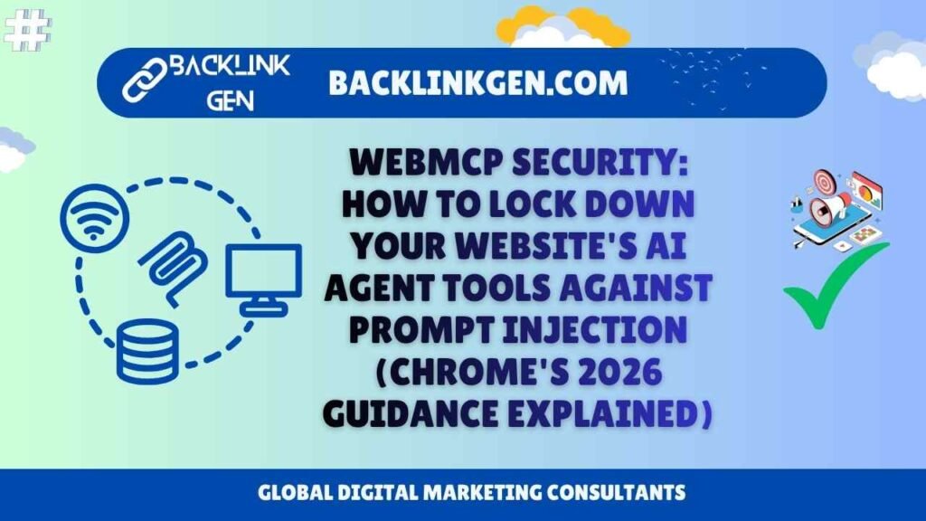 WebMCP Security How to Lock Down Your Website AI Agent Tools