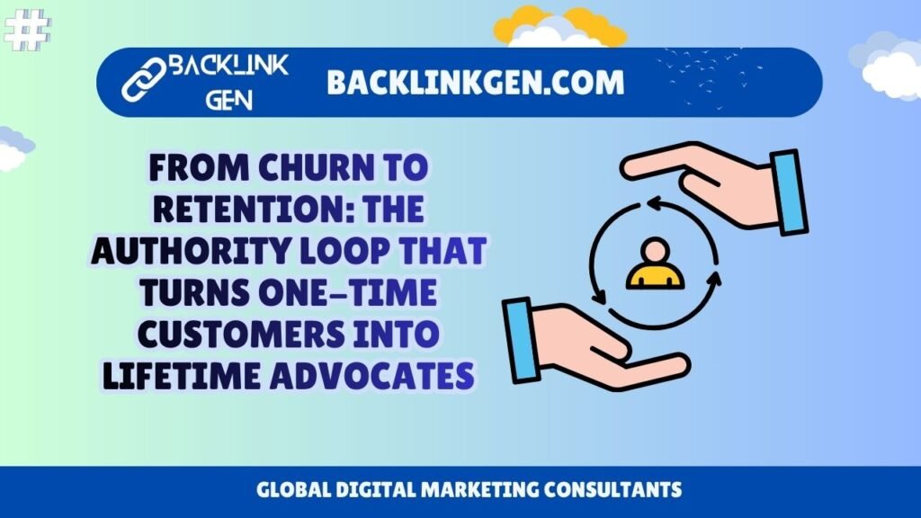 From Churn to Retention The Authority Loop That Turns One-Time Customers Into Lifetime Advocates