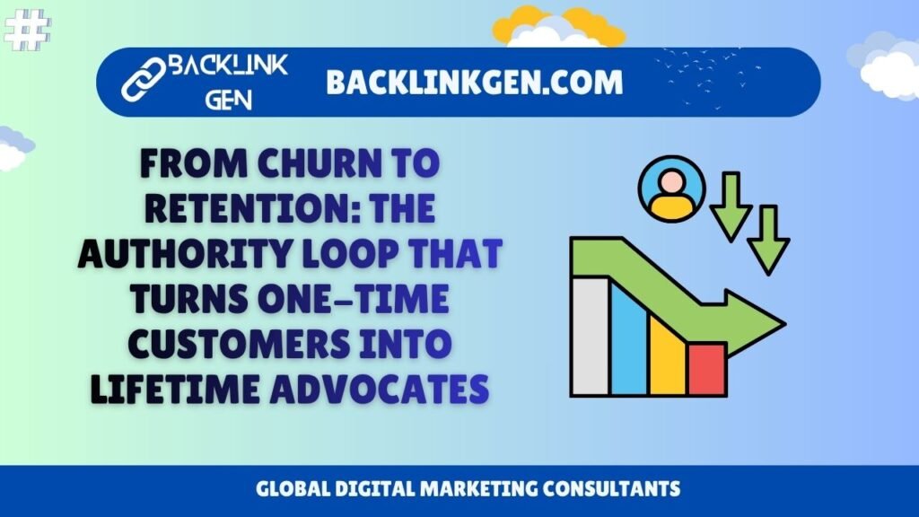 From Churn to Retention The Authority Loop That Turns One-Time Customers Into Lifetime Advocates
