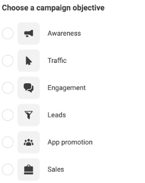 Meta Ads Objectives