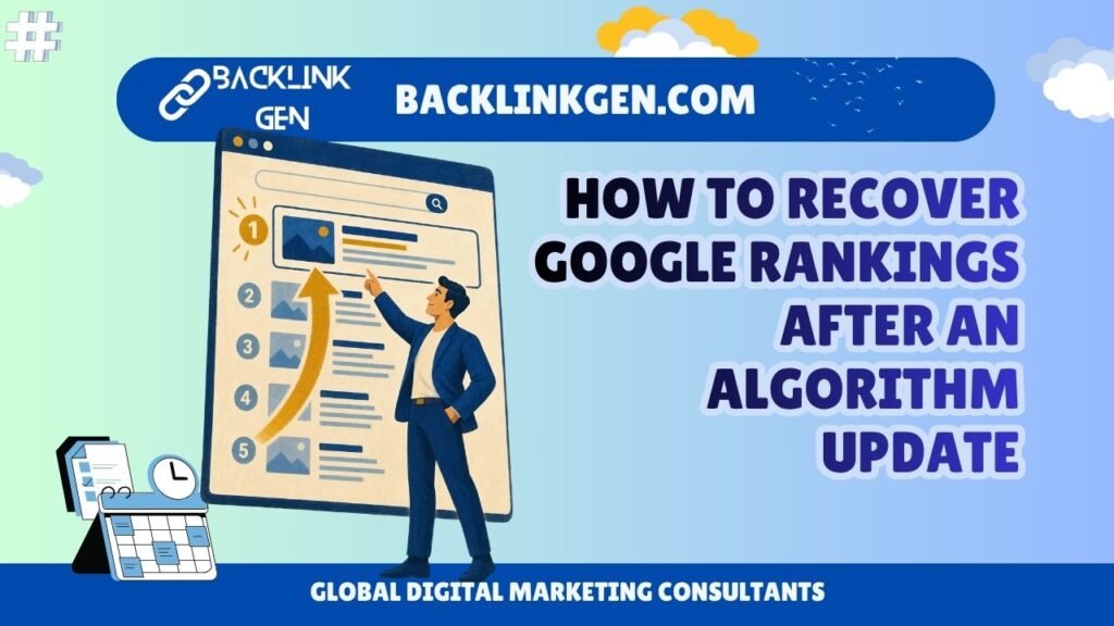 How to Recover Google Rankings After an Algorithm Update