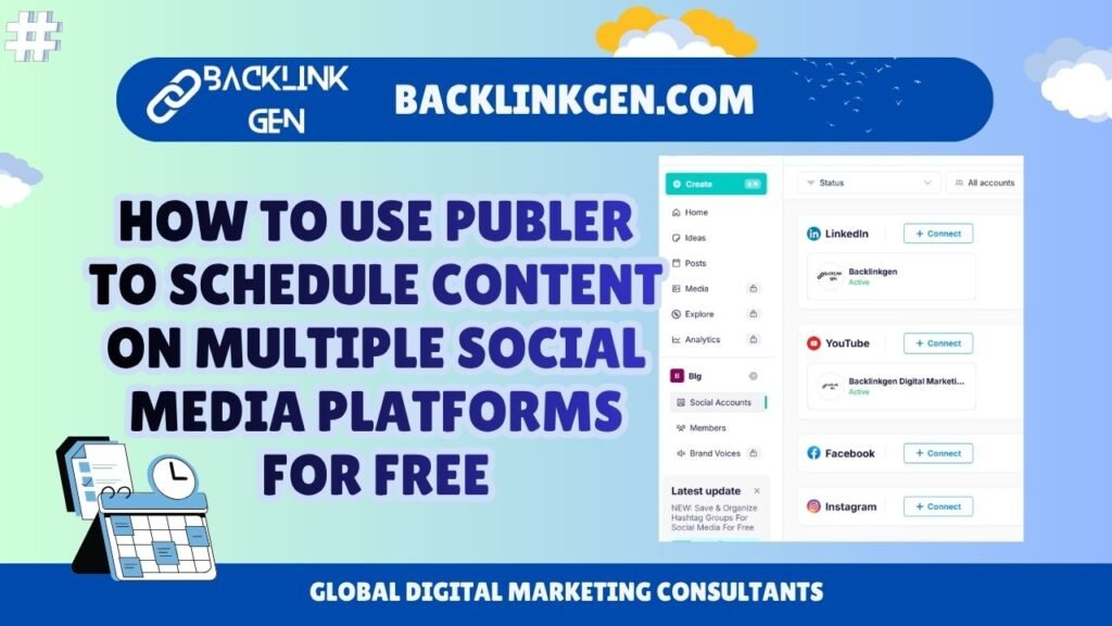 How to Use Publer to Schedule Content on Multiple Social Media Platforms for Free